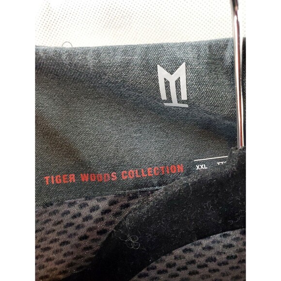 Tiger Woods Collection Nike Golf Pullover Mens 2XL Heather Gray Snap 803134-021 - Picture 7 of 14